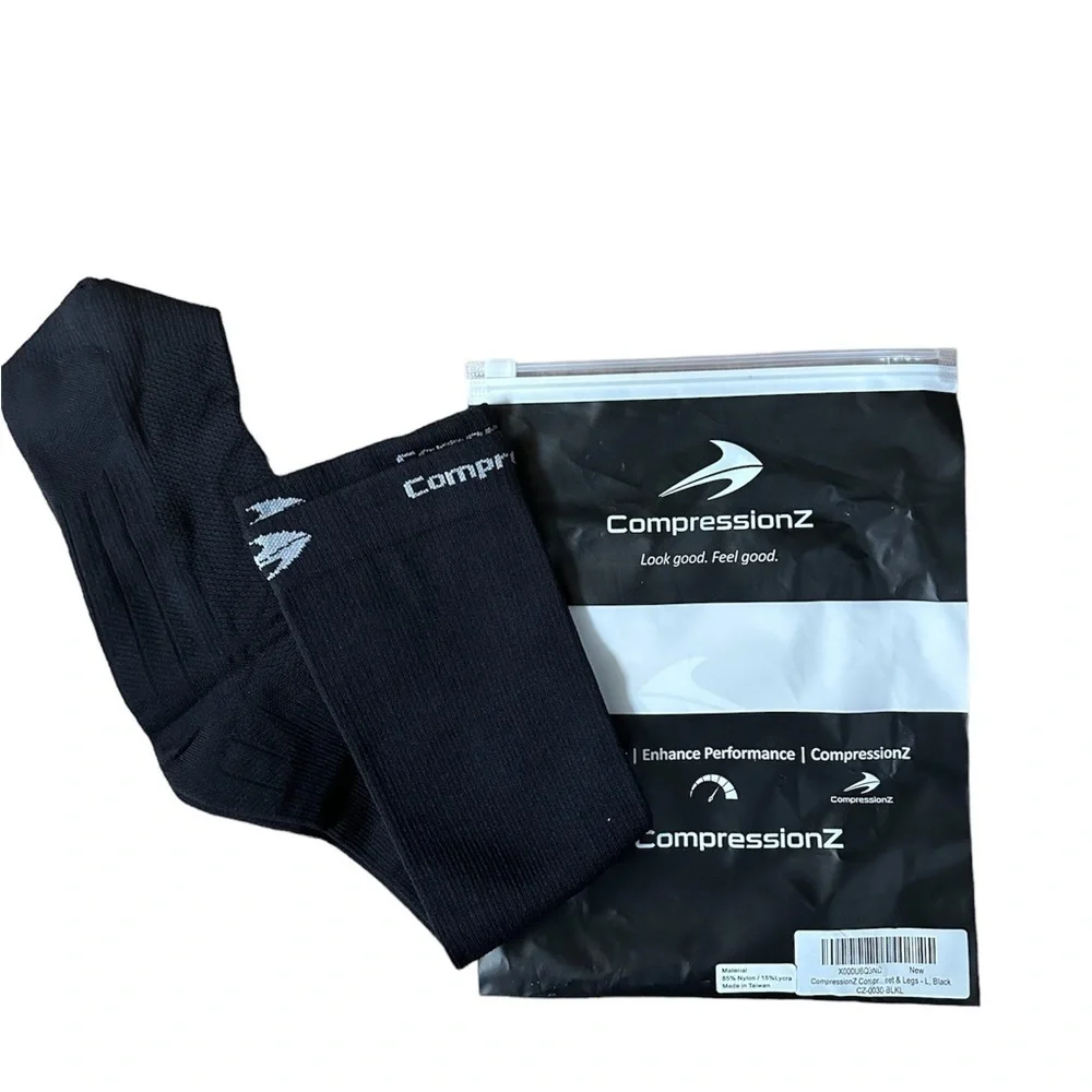 Compressionz black‎ compression socks NWT